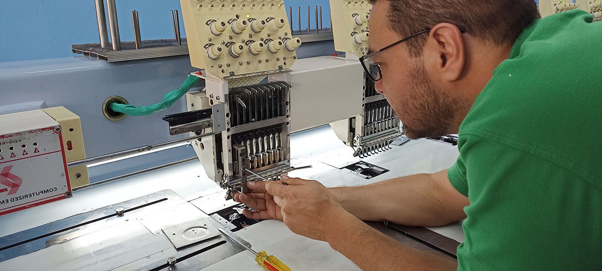 Servicio técnico máquinas bordadoras