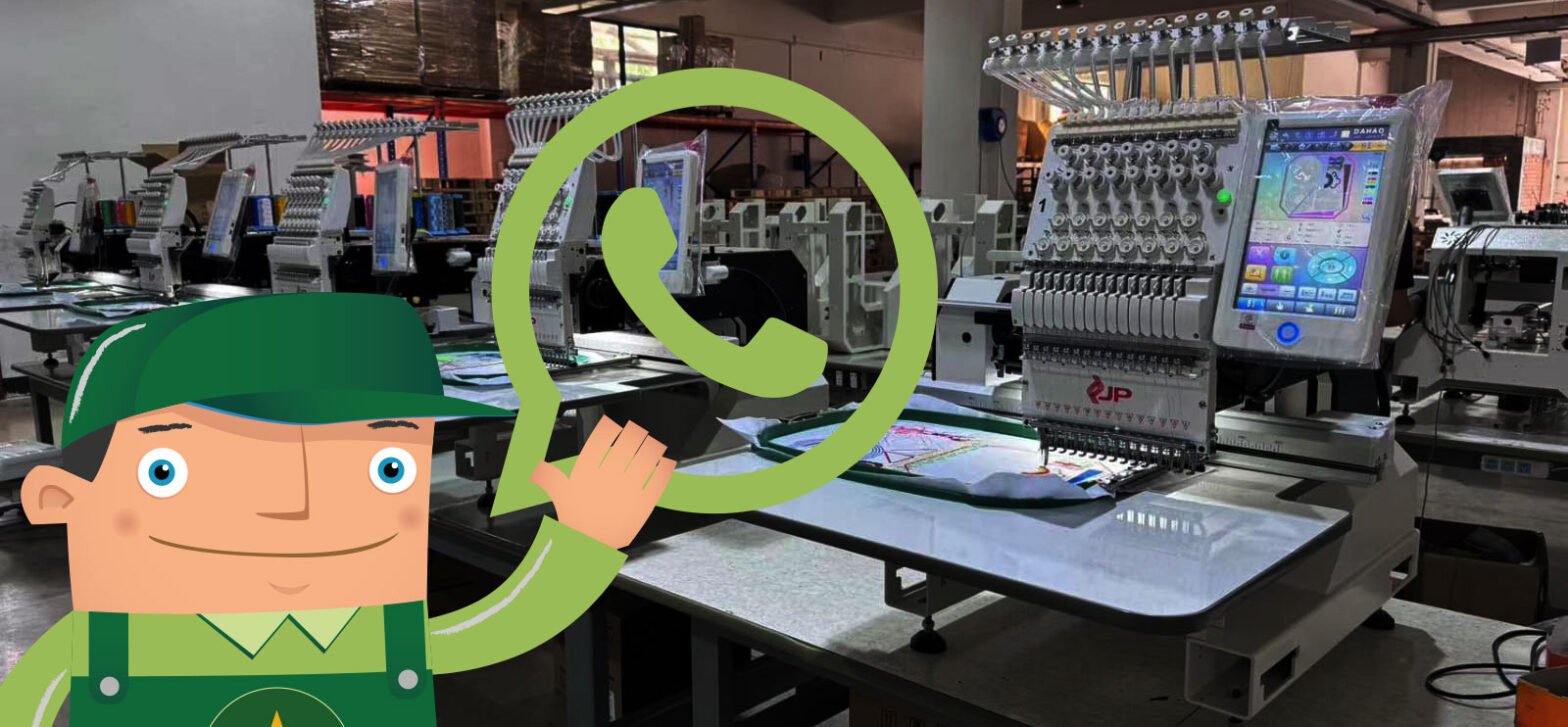 Asistencia virtual y técnica para máquinas bordadoras